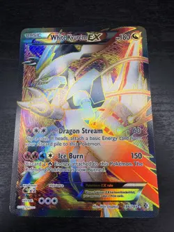 Pokemon White Kyurem EX Full Art Holo Ultra Rare 146/149 Boundaries Crossed Card - Image 1
