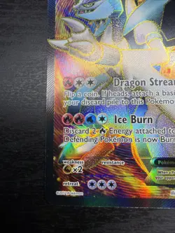 Pokemon White Kyurem EX Full Art Holo Ultra Rare 146/149 Boundaries Crossed Card - Image 5