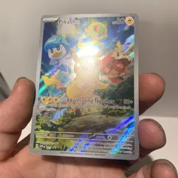 Pikachu 027 Sv: Scarlet & Violet Promo Cards Holo Small Crease - Image 5