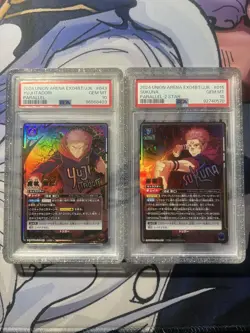 Yuji Itadori and Sukuna SR** Jujutsu Kaisen Union Arena Card Japanese PSA 10 - Image 1