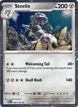 Steelix - (Cosmos Holo) Holo Rare Miscellaneous Cards & Products 093/132 NM - Image 1
