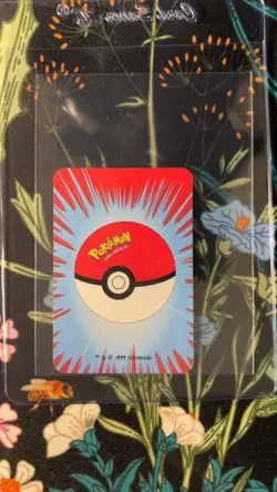 Pokemon Tangela 5 Spade 1999 Bicycle Mini Playing Card Red -S54 - Image 2