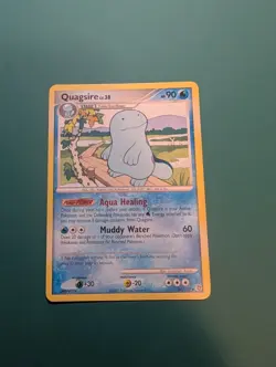 Pokemon Card 2007 Secret Wonders Uncommon Quagsire 60/132 NM - Image 1