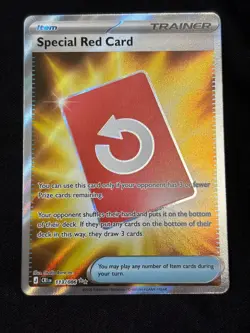 Special Red Card 113/086 Me04: Chaos Rising Holo - Image 1