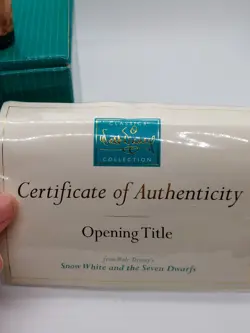 WDCC DISNEY OPENING TITLE FOR SNOW WHITE COLLECTION. Boxed & Certificate - Image 4