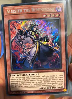 Yu-Gi-Oh! Aleister the Reminiscent CORI-EN015 Secret Rare Holo 1st Ed - Image 1
