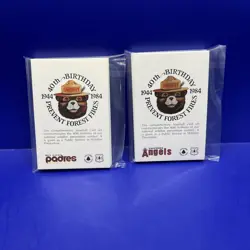 1984 California Angels Padres Smokey The Bear Team Issue Complete Set of 32 - Image 1