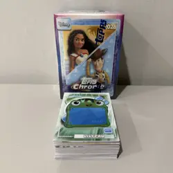 TOPPS CHROME 2026 DISNEY BLASTER BOX 32 TOTAL CARDS NEW + 32 LOOSE CARDS - Image 1