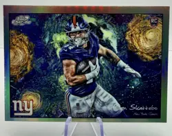 2025 Topps Cosmic Chrome - Stars in the Night Cam Skattebo #STN-5 (RC) - Image 1