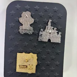 Disney Pin Bundle Mickey Mouse Abu Aladdin Matterhorn Castle Enamel Pins Set 3 - Image 3