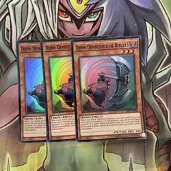 AP07-EN006 x3 Djinn Demolisher of Rituals Super Rare Excellent Condition Yugioh - Image 1