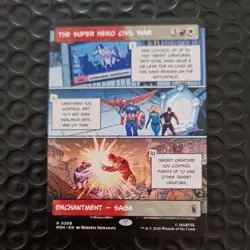 MTG Marvel Super Heroes - The Super Hero Civil War Showcase Panel rare R 0308 - Image 1