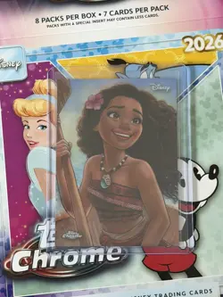2026 Topps Chrome Disney Moana #AD-10 10 Years Original Art James C Mulligan Ssp - Image 1