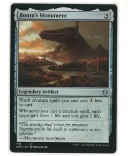 MTG Bontu's Monument Dominaria United Magic The Gathering TCG - Image 1
