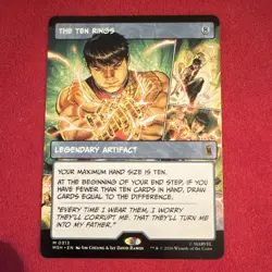 MTG The Ten Rings 0313 Mythic borderless Legendary Artifact Marvel Super Heroes - Image 1
