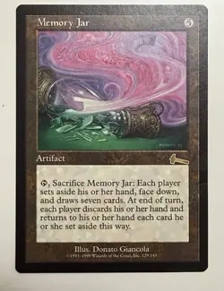 MTG: Memory Jar - Urza's Legacy - LP - Image 1