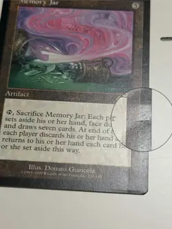 MTG: Memory Jar - Urza's Legacy - LP - Image 3