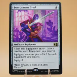 Swordsman's Steel | 752 | Regular | R | Commander: Marvel Super Heroes | MTG - Image 1
