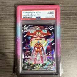 2023 Pokemon Crown Zenith Galarian Gallery Deoxys VMAX GG45/GG70 Holo PSA 10 - Image 1