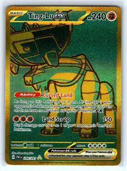 TING-LU EX 244/091 HYPER RARE PALDEAN FATES HOLO NM - Image 1