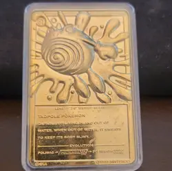 Burger King Pokemon Poliwhirl Limited Edition Foil Promo 1999 English - Image 1