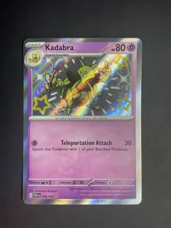 Kadabra 149/091 Shiny Rare Paldean Fates Pokemon Near Mint - Image 1