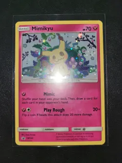 Pokemon SM162 Pikachu & SM163 Mimikyu Sun & Moon Team Up Black Star Promo Set - Image 4