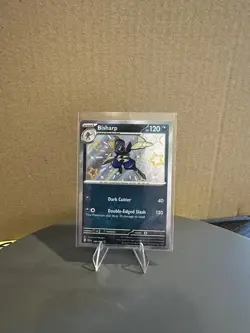 Bisharp 186/091 - Pokemon TCG: Paldean Fates - Baby Shiny Holo MINT! - Image 1