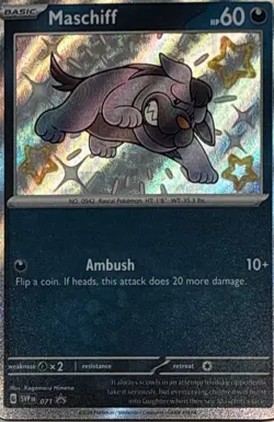Maschiff 071 Holo P Scarlet & Violet Promo Pokemon NM - Image 1