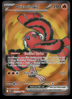 Oricorio ex 110/094 Ultra Rare Phantasmal Flames Pokemon NM - Image 1
