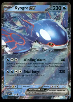 Kyogre ex 178 Holo P Scarlet & Violet Promo Pokemon NM - Image 1