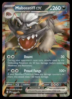Mabosstiff ex 086 Holo P Scarlet & Violet Promo Pokemon NM - Image 1