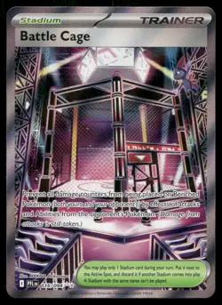 Battle Cage 116/094 Ultra Rare Phantasmal Flames Pokemon NM - Image 1