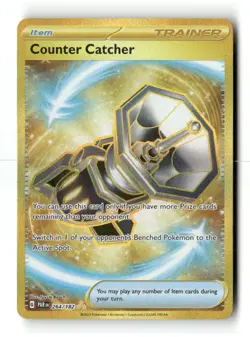 Counter Catcher 264/182 Hyper Rare Paradox Rift Pokemon Holo NM - Image 1