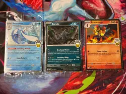 Zarude, Primarina & Armarouge (What’s Your Favourite Pokemon) Sealed Promo - Image 1