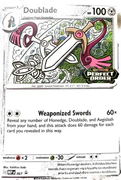 Doublade - 067 067 P ME: Mega Evolution Promo Pokemon NM - Image 1