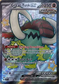 Great Tusk ex 072 Holo P Scarlet & Violet Promo Pokemon NM - Image 1