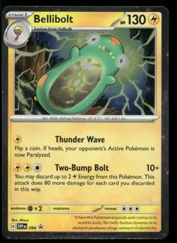 Bellibolt 094 Holo P Scarlet & Violet Promo Pokemon NM - Image 1