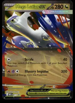 Mega Latias ex 011 Holo P ME: Mega Evolution Promo Pokemon NM - Image 1