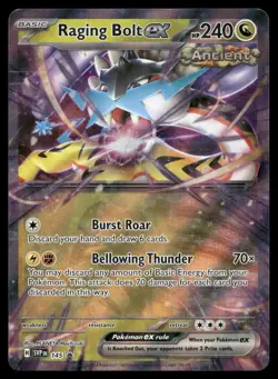 Raging Bolt ex 145 Holo P Scarlet & Violet Promo Pokemon NM - Image 1