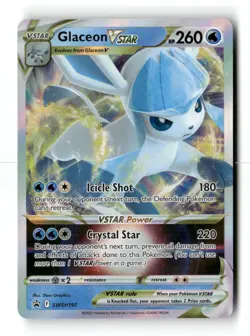 Glaceon VSTAR SWSH197 Holo P Sword & Shield Promo Pokemon MP - Image 1
