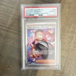 PSA 10 Team Rocket's Giovanni Special Illustration Rare 238/182 Destined Rivals - Image 1
