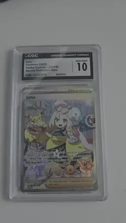 IONO 2023 POKEMON PALDEA EVOLVED #269/193 SPECIAL ILLUSTRATION RARE CGC 10 Q7285 - Image 2