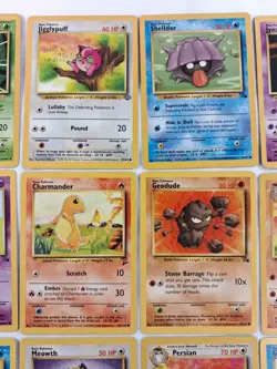 Vintage Pokemon Lot Of 20 WOTC Base Set Jungle Fossil Lot Unlimited MP - Image 3