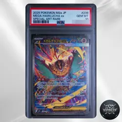 PSA 10 MEGA Hawlucha ex SAR 239/193 2025 MEGA Dream ex Pokemon Japanese - Image 1