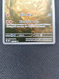 Pokemon TCG Ninetales 199/197 SV03: Obsidian Flames 2023 NM - Image 2