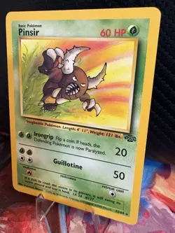 Pokemon TCG Pinsir 25/64 Jungle Rare LP Vintage WOTC 1999 Non Holo - Image 2
