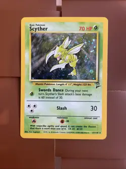 Scyther 017/130 Base Set 2 Holo Pokemon TCG - Image 3