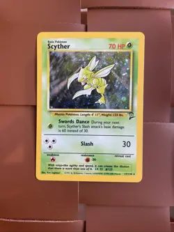 Scyther 017/130 Base Set 2 Holo Pokemon TCG - Image 4