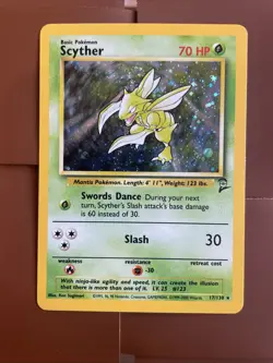 Scyther 017/130 Base Set 2 Holo Pokemon TCG - Image 5